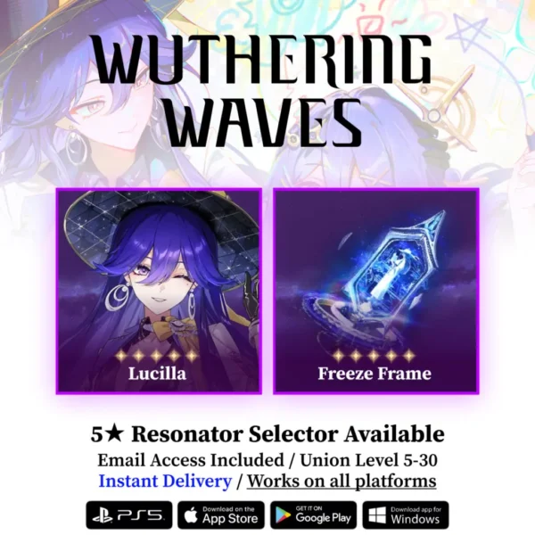 Lucilla with Freeze Frame Starter Reroll Account Wuthering Waves