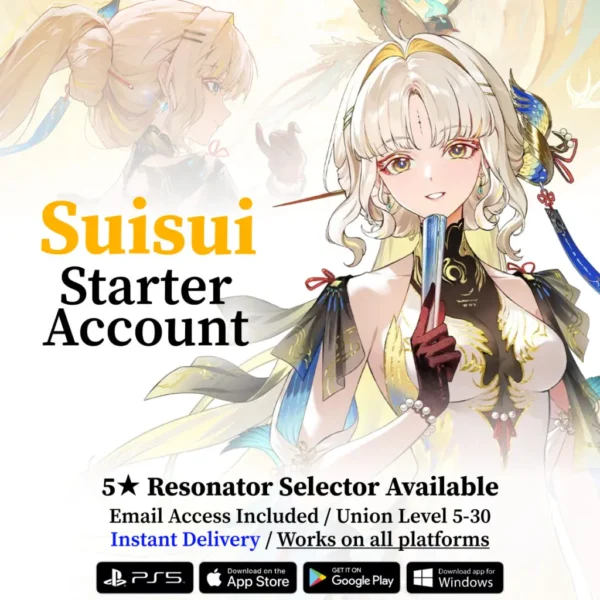 Wuthering Waves Suisui Starter Reroll Account