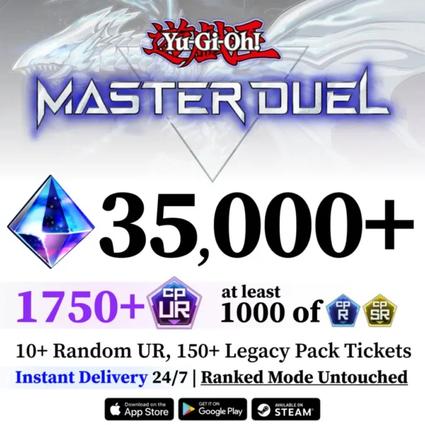 Yu-Gi-Oh! Master Duel Starter Account with 1750+ UR CP [Global]