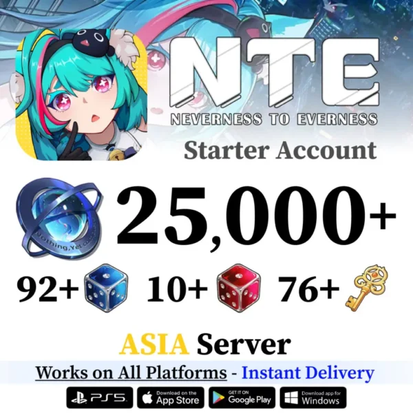 NTE: Neverness to Everness Reroll Starter Account with Annulith [Asia]