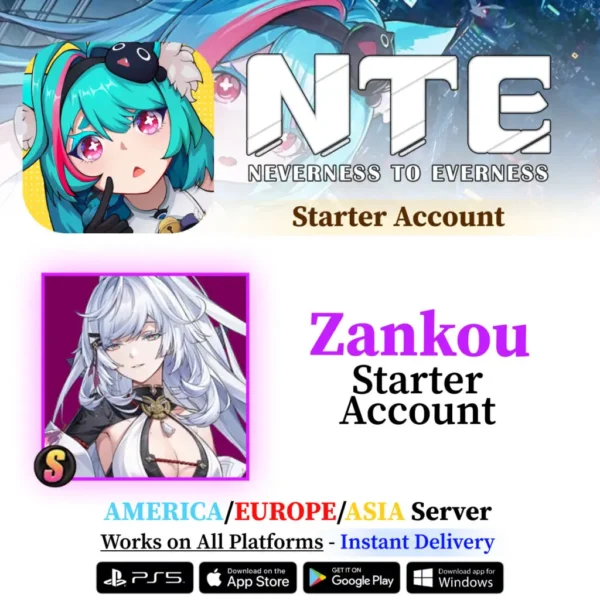 Zankou Neverness to Everness Reroll Starter Account