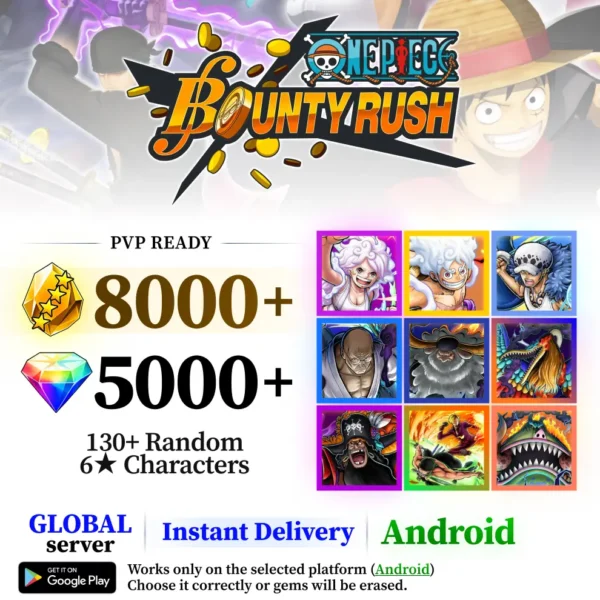 OPBR Starter Account with Rainbow Diamonds and Crystal Fragments [Global]
