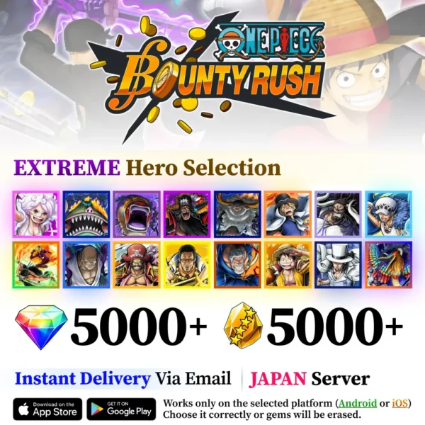 OPBR Starter Reroll Account with an EX You Pick and Rainbow Diamonds [Japan]